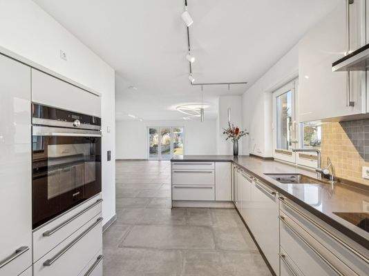 Küche und Wohnbereich