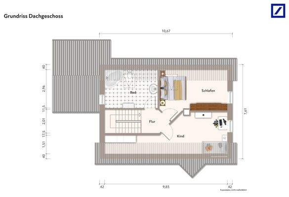 Grundriss Dachgeschoss