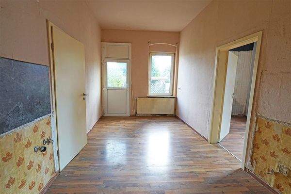 Offener Wohnbereich mit Küche (Erdgeschoss)