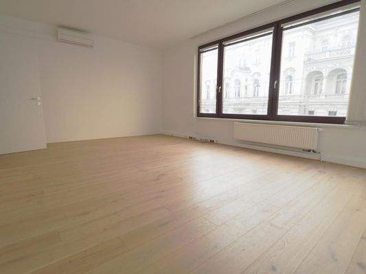 geräumiges Wohnzimmer