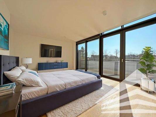 Master-Schlafzimmer Mustermöblierung