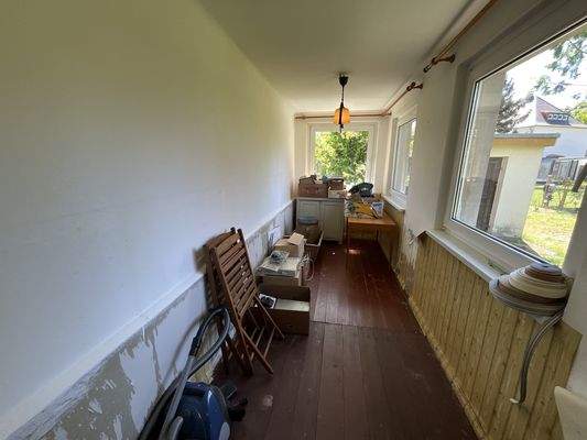 Verlängerung des Windfanges