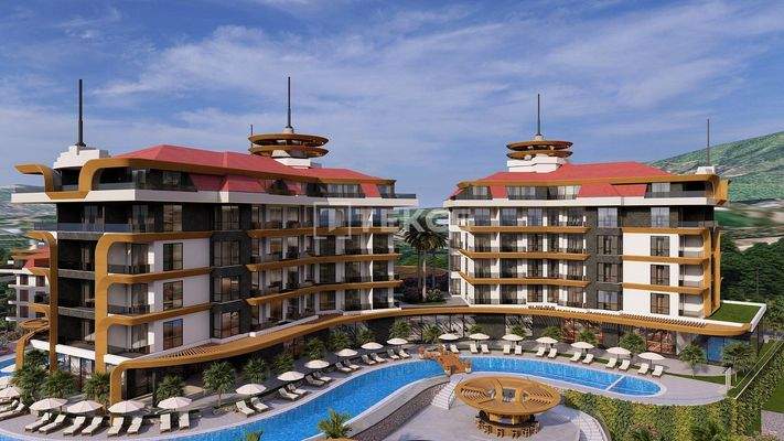 Properties with 5-Star Hotel Concept in Alanya Kestel