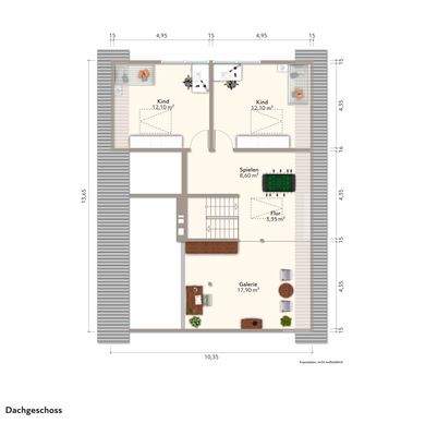 Grundriss Dachgeschoss