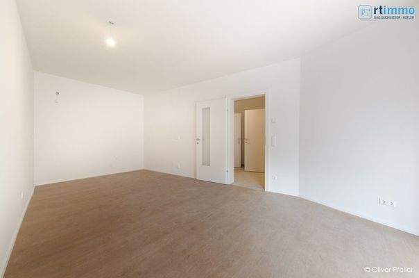 Wohnküche hinterere Teil noch ohne Küche