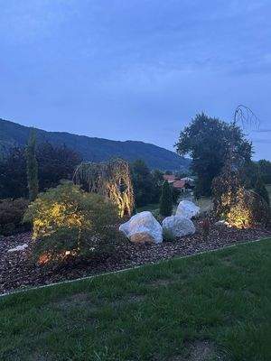 Garten am Abend