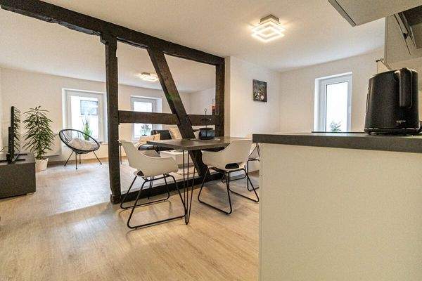 Blick ins Wohnzimmer