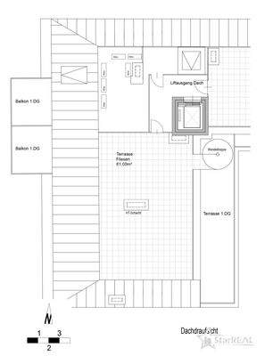 GRUNDRISS DACHTERRASSE/-GARTEN