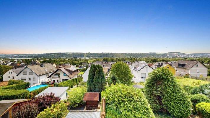 Fernsicht von der Terrasse