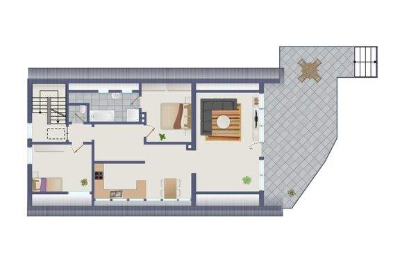 Grundriss Obergeschoss