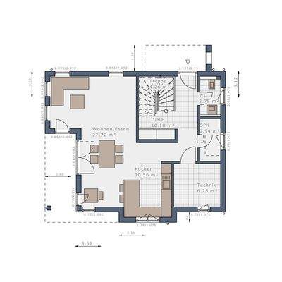 Grundriss Erdgeschoss