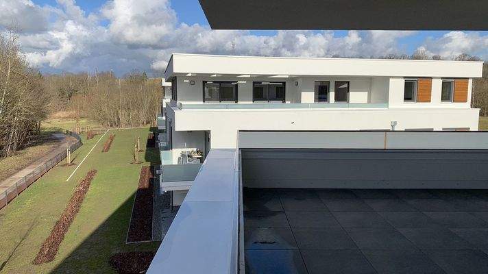 Blick von der Dachterrasse