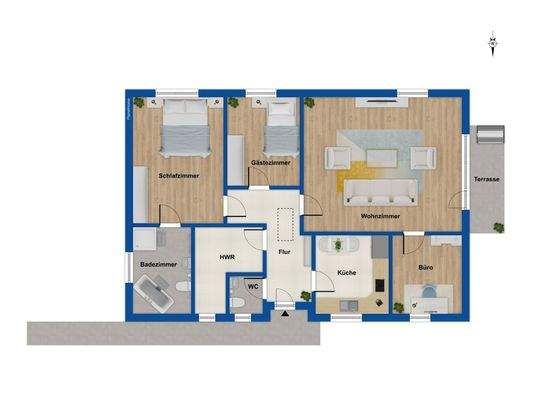 Grundriss Erdgeschoss