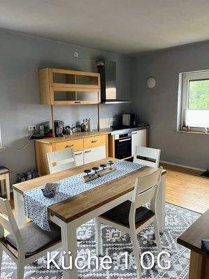Der Essbereich in der Küche 1.OG