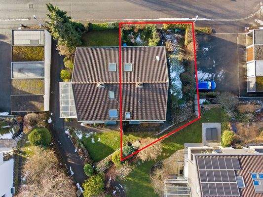 Grundstück Vogelperspektive