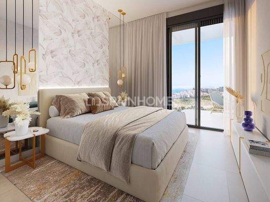 Golf Front Sea View Apartments with Large Terraces in Mijas