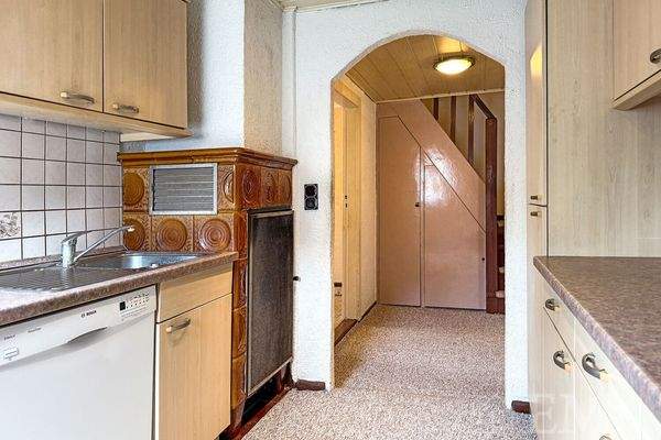 Blick von der Küche in den Flur