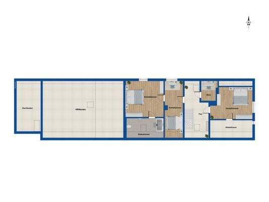 Grundriss Dachgeschoss