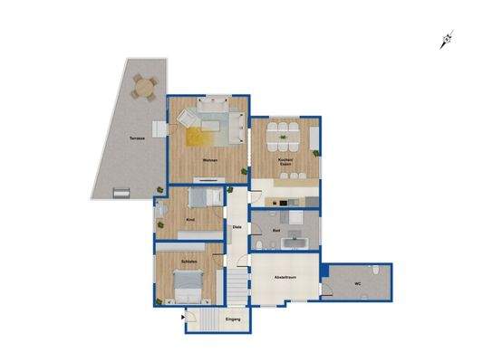 Grundriss Obergeschoss