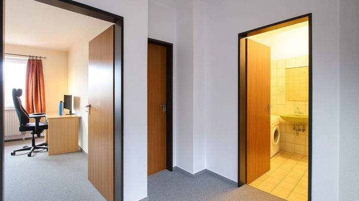 Blick vom Eingangsbereich