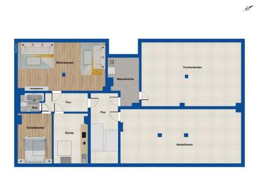 Grundriss Dachgeschoss