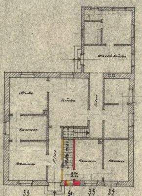 Grundriss EG - weicht in Teilen vom tatsächlichen Zustand ab