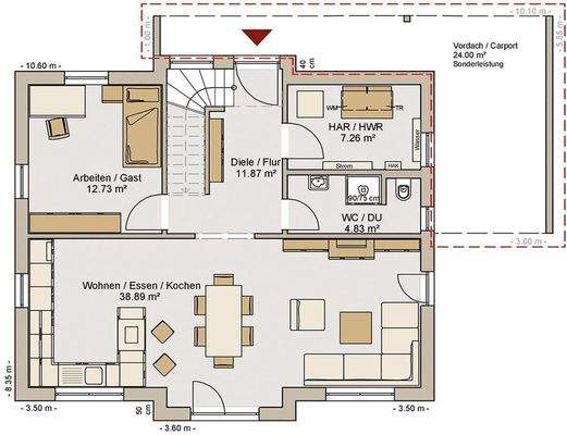 EFH-146-35-150 - Grundriss EG