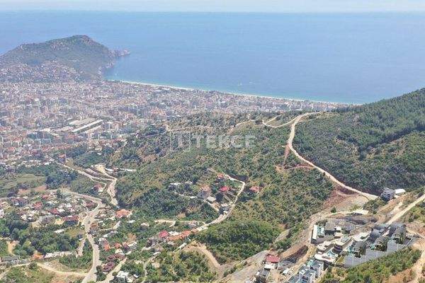 Semi-Detached Sea-View Villas with Private Pools in Tepe Alanya