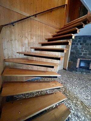 Treppe zur Wohnetage