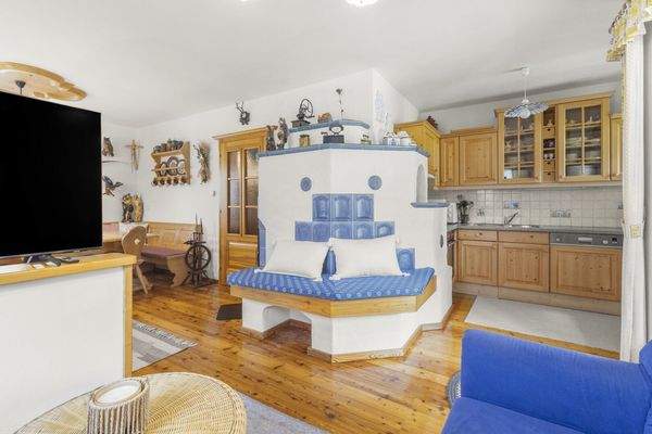 Heimeliger Kachelofen