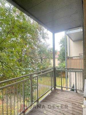 Balkon, Zugang von Küche