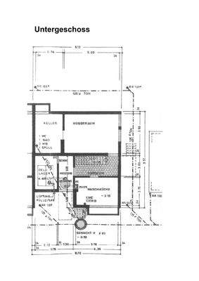 Grundriss Untergeschoss