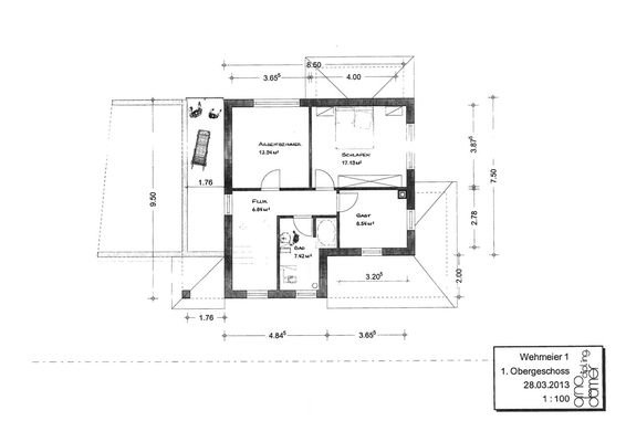 Grundriss Obergeschoss - Wehmeier