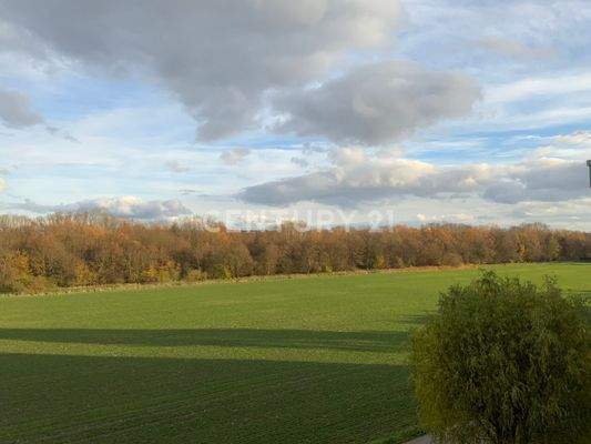 Unverbauter Ausblick aus dem Balkon