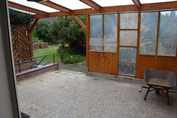 Überdachte Terrasse