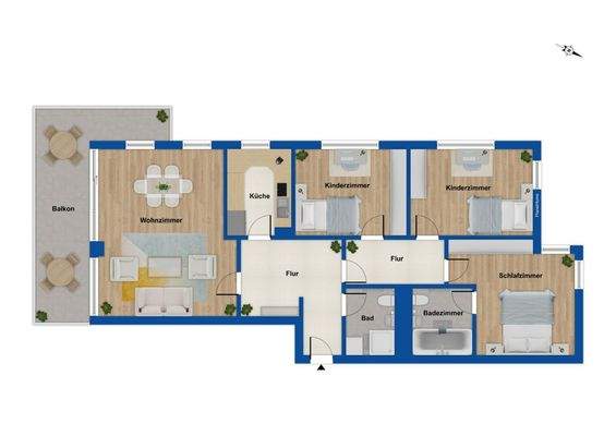 Grundriss 2. Obergeschoss