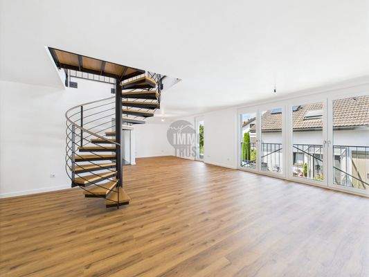 Küche und Wohnzimmer OG