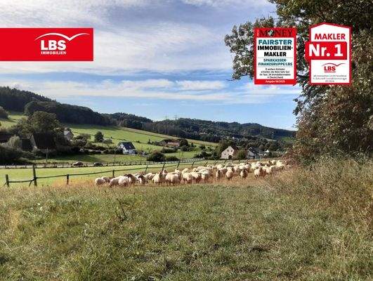 Landimpression mit Bild vom Hof