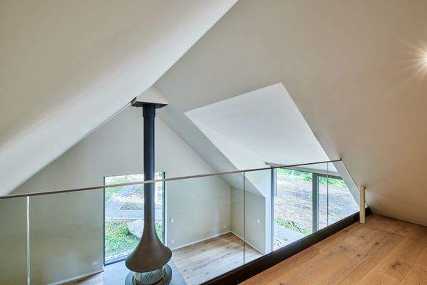 Blick von der Galerie in den Wohnraum