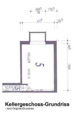 Kellergeschoss-Grundriss