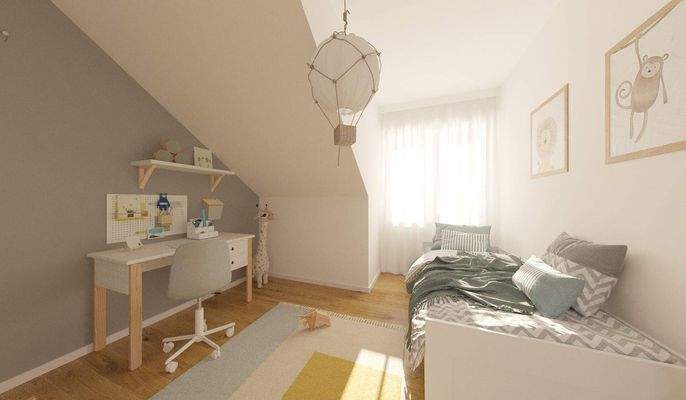 Ein weiteres Kinderzimmer zum Spielen und Toben