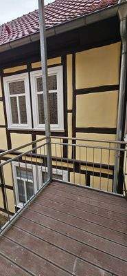 Balcony with Wooden Deck