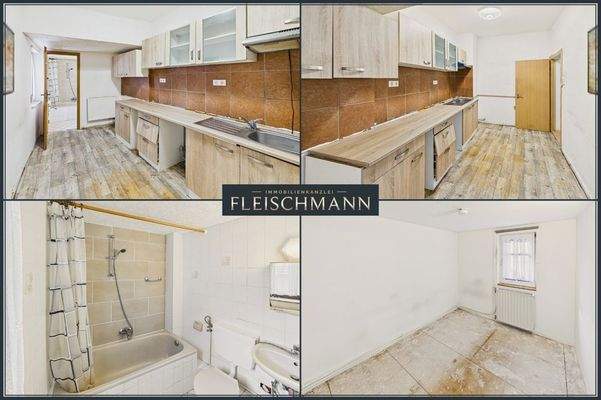 13-OG (Küche + Bad + Zimmer)