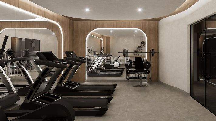 Pool and Sea-View Apartments Near the Beach in Kundu Antalya