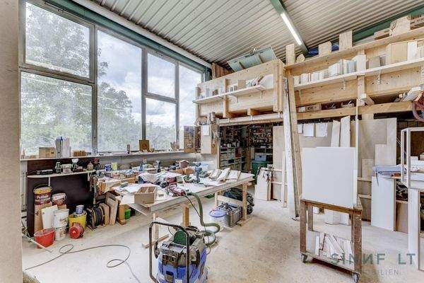 Abtrennung Werkhalle (vermietet)