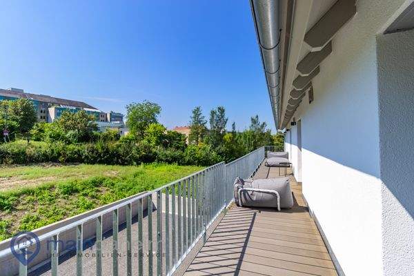 Sonnenbalkon auf der Südseite