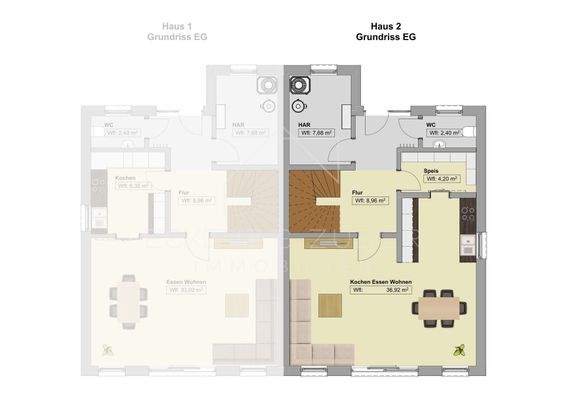 Grundriss EG Haus 2