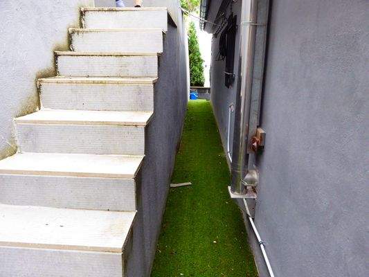 Treppe in den Garten