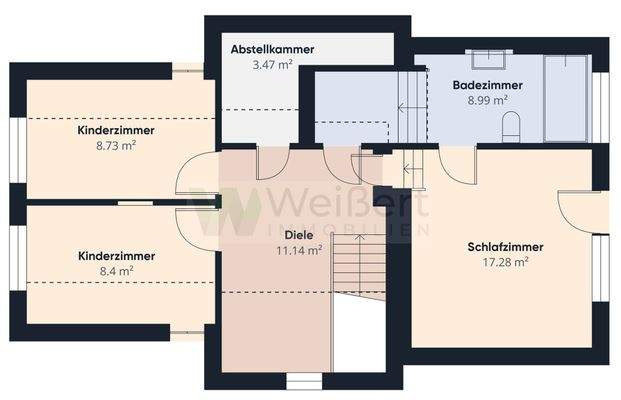 Grundriss EFH Dachgeschoss