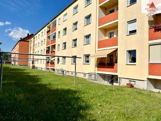 Rückseite mit Garten